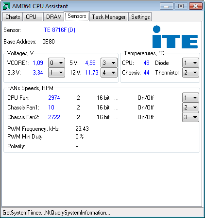 amd k10 cpu temperature